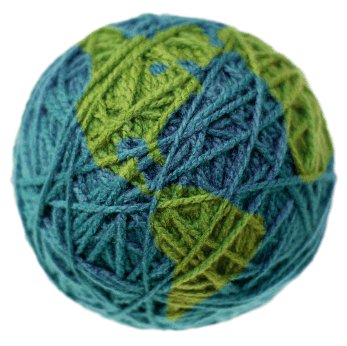 Yarn Ball as Earth
